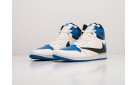 Кроссовки Nike Air Jordan 1 Mid x Travis Scott цвет: Белый