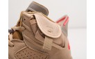 Кроссовки Nike x Travis Scott Air Jordan 6 цвет: Бежевый