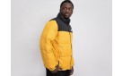 Куртка зимняя The North Face цвет: Желтый